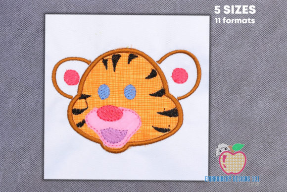 Baby Tiger Applique Design Review for Craft Fair & Handmade Market