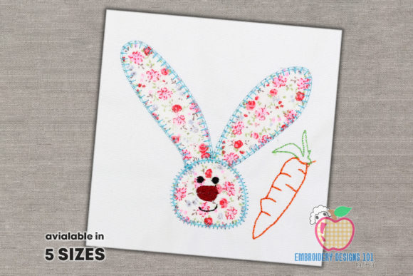 Bunny with Long Ears Applique: A Seasonal Embroidery Design Review