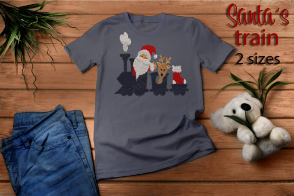 Christmas Design, Santa Coming by Train Review for Business Use