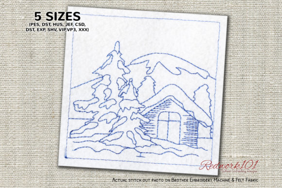 Christmas Winter Lineart Design Review for Seasonal Embroidery