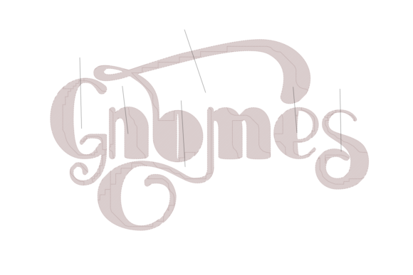 Gnomes Brown: A Versatile Embroidery Design for Boutique Sweatshirts