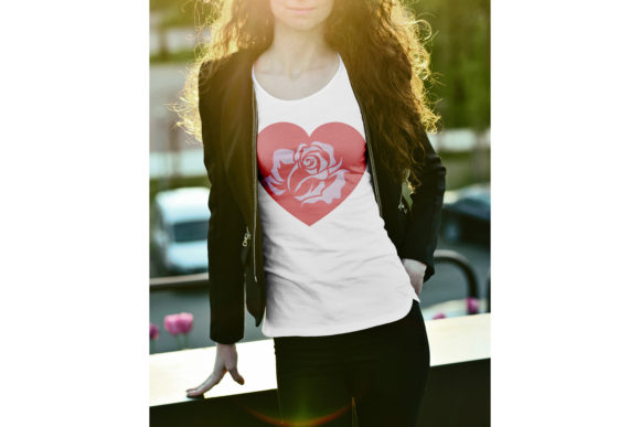 Heart with Rose Inside: A Versatile Embroidery Design for Personalized Gifts