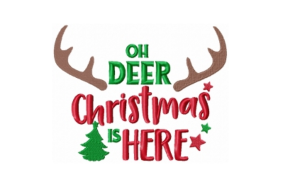 Oh Deer Christmas is Here: A Festive Embroidery Design Review