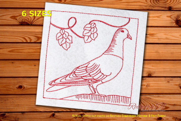 Pigeons and Doves Machine Embroidery Design Review
