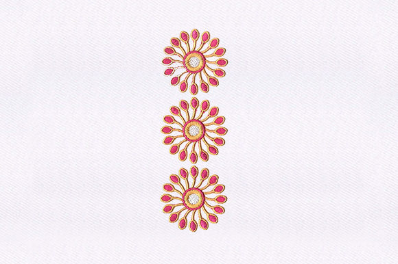 Pink Florals Quilting Design Review for Seasonal Embroidery