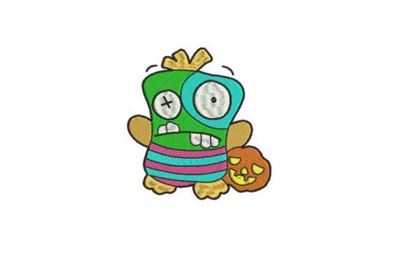 Puppet Trick or Treat: A Delightful Embroidery Design for Baby Gifts