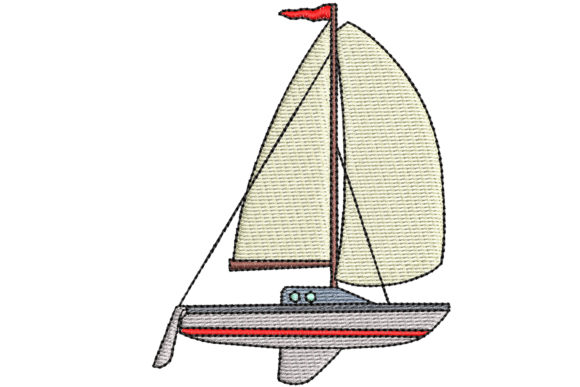 Sail Boat Embroidery Design Review: A Stylish and Versatile Machine Embroidery File